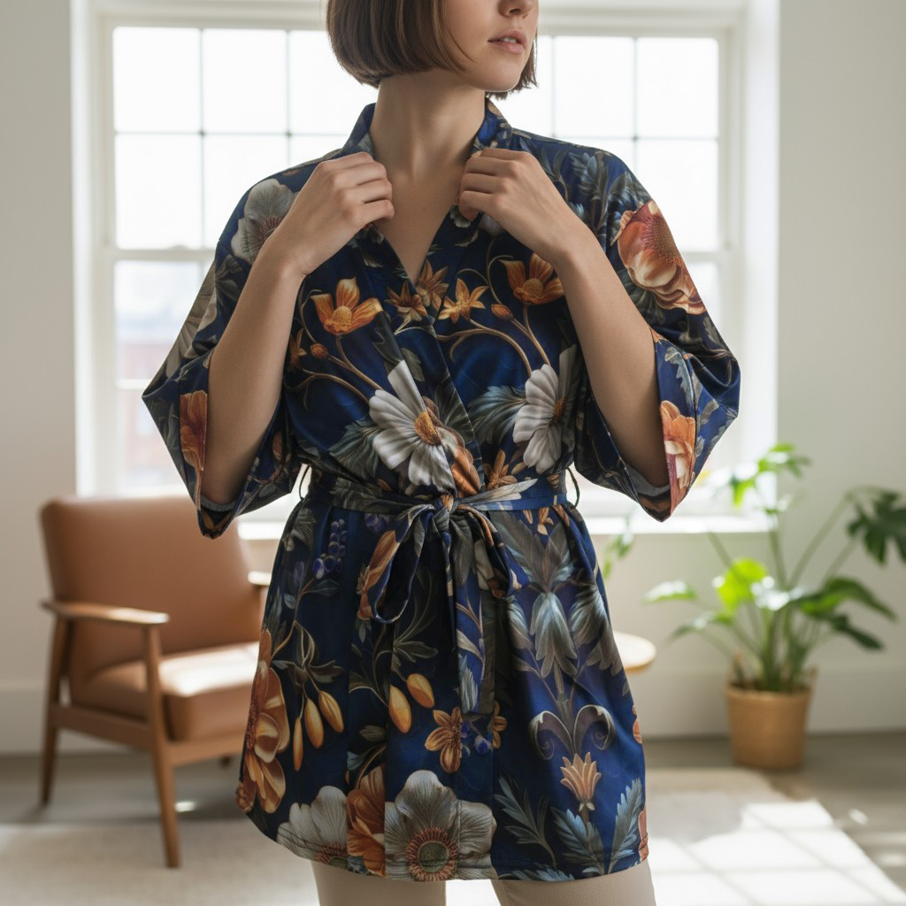 Le Robe com Estampa Dark Summer – Elegância Urbana e Atitude