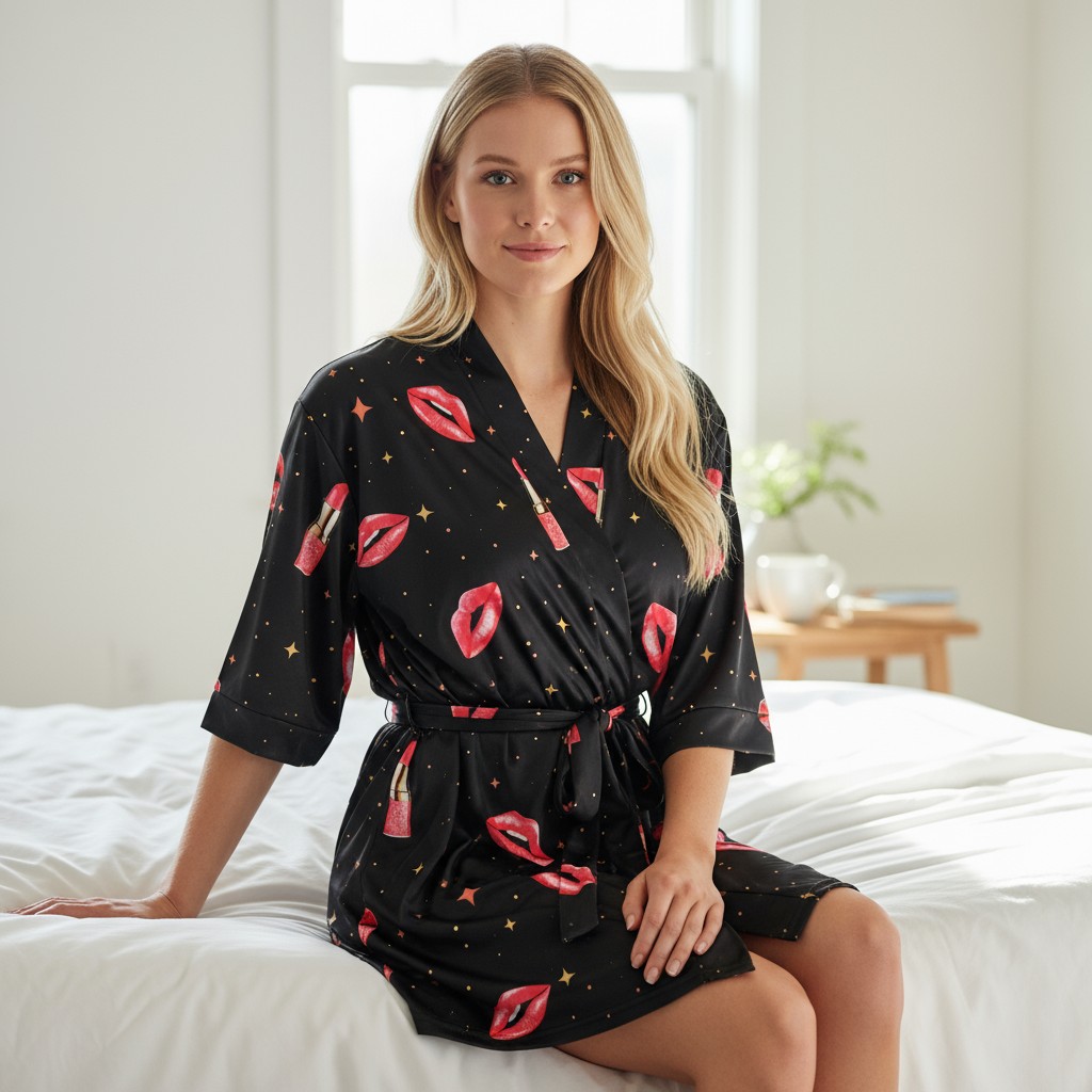 Le Robe Feminino Makeup Kiss – Toque Glamouroso para Momentos de Beleza