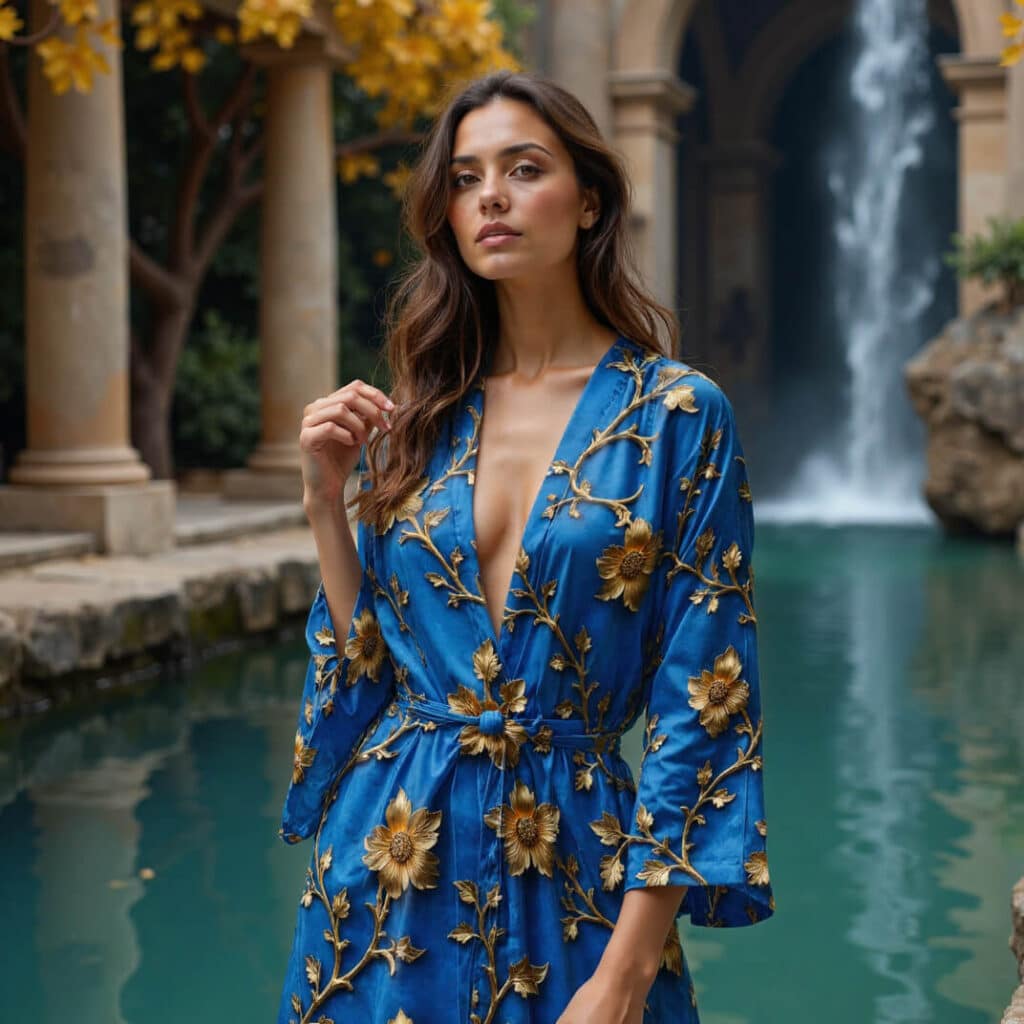 Le Robe Azulis Royale – Estampa Exclusiva e Estilo Moderno