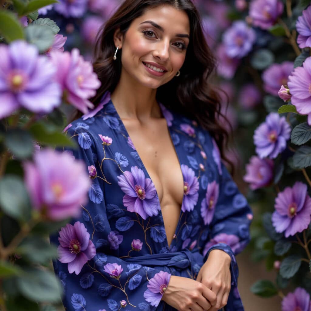 Le Robe Charme Florale – Leveza Feminina com Estampa Floral Tranquila