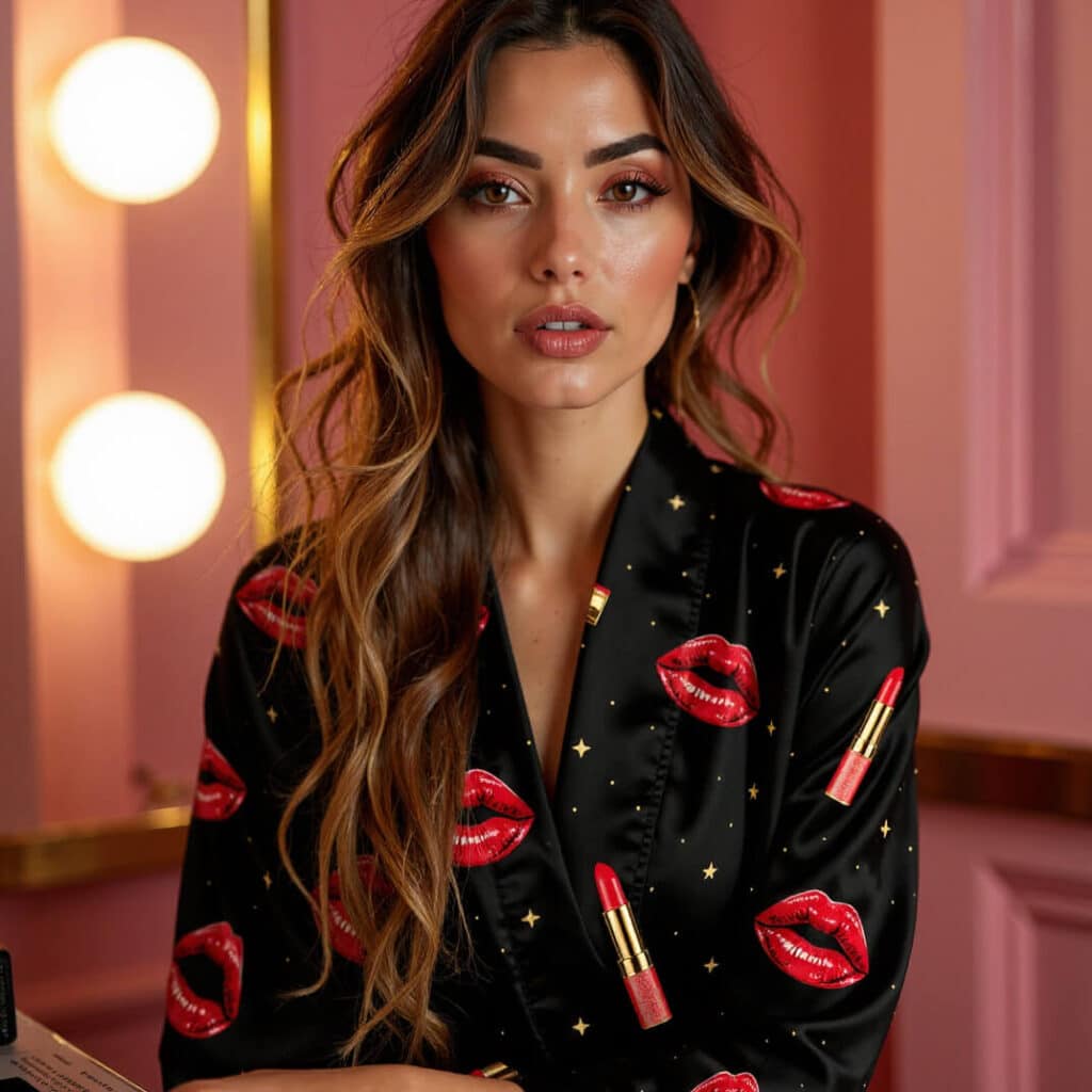 Le Robe Feminino Makeup Kiss – Toque Glamouroso para Momentos de Beleza