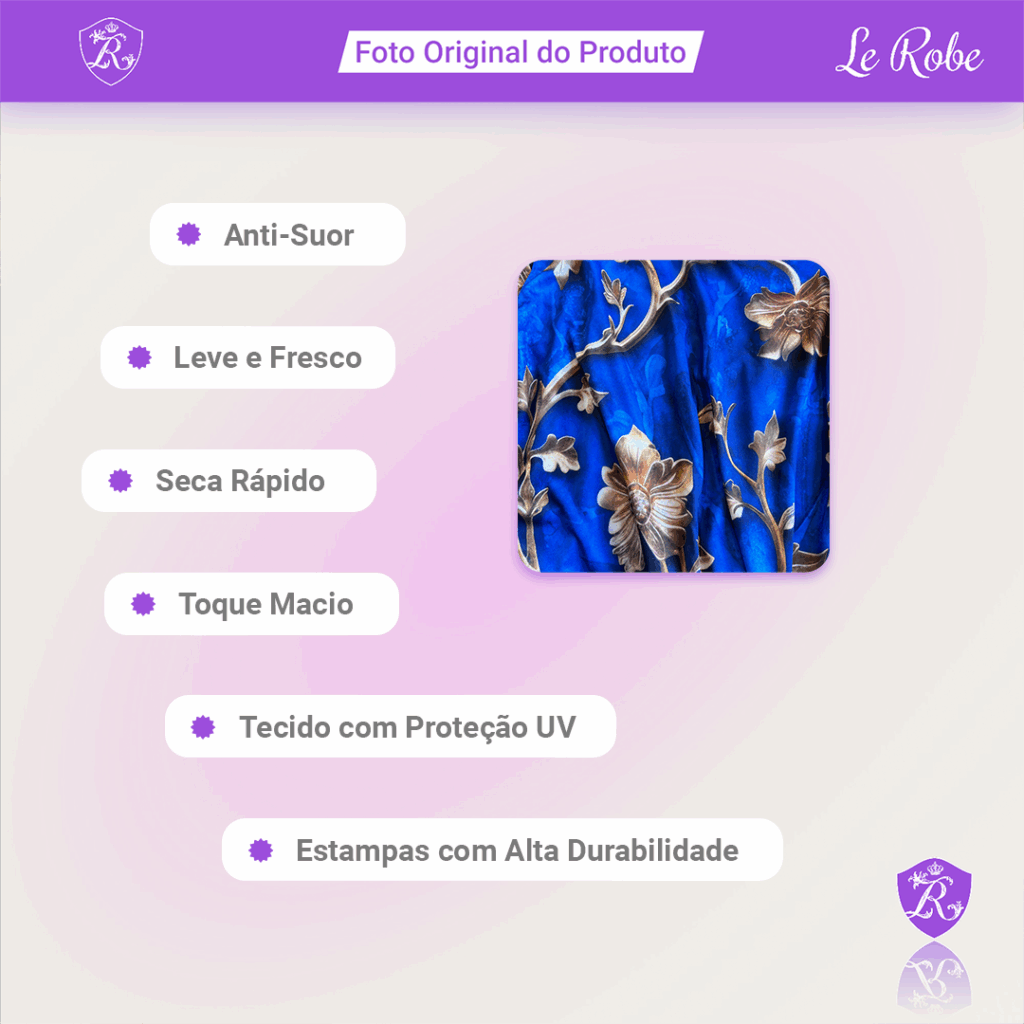 Le Robe Azulis Royale – Estampa Exclusiva e Estilo Moderno