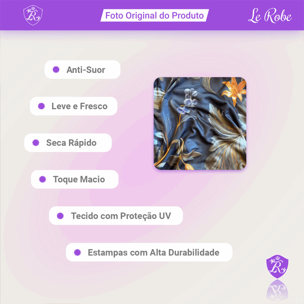 Le Robe com Estampa Dark Summer – Elegância Urbana e Atitude