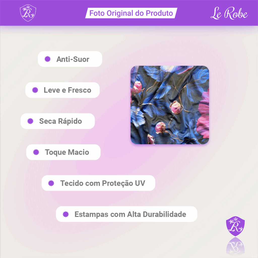 Le Robe Charme Florale – Leveza Feminina com Estampa Floral Tranquila