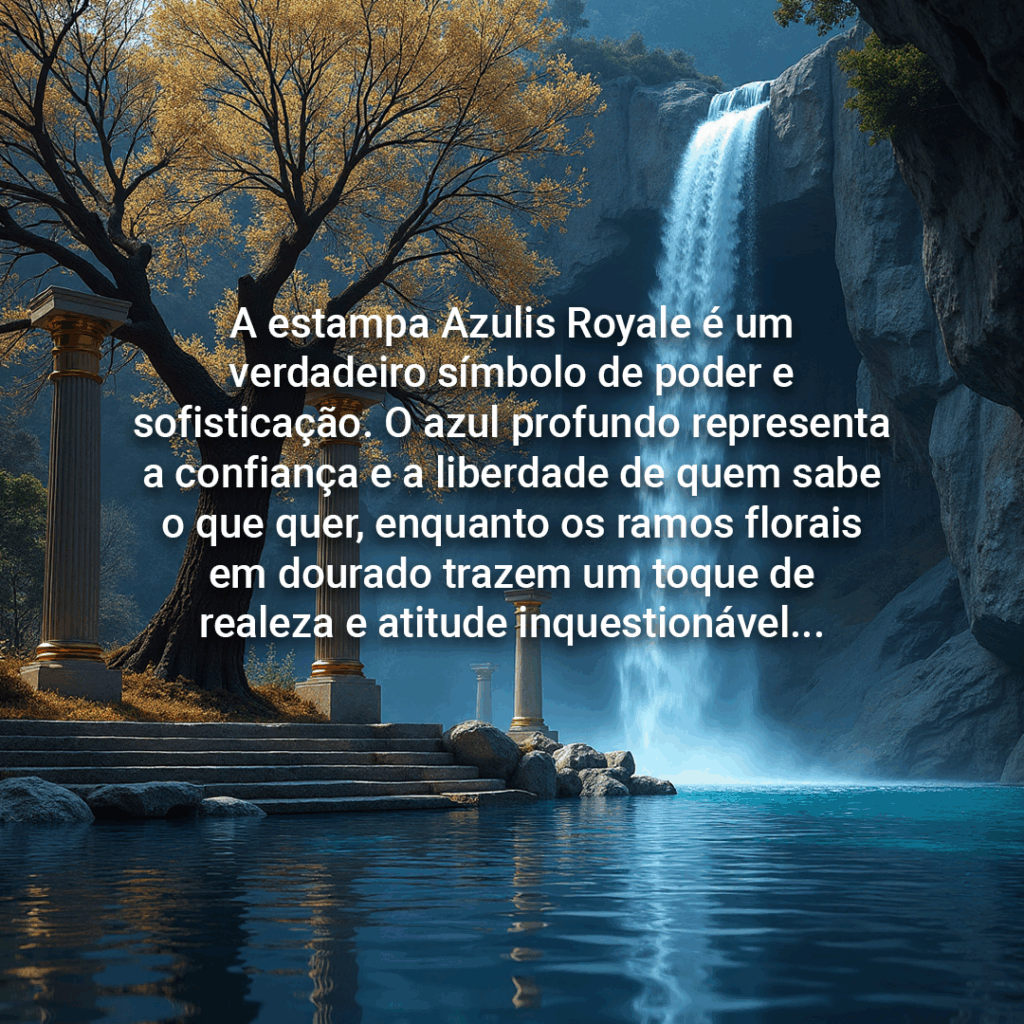 Le Robe Azulis Royale – Estampa Exclusiva e Estilo Moderno