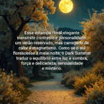 Le Robe com Estampa Dark Summer – Elegância Urbana e Atitude