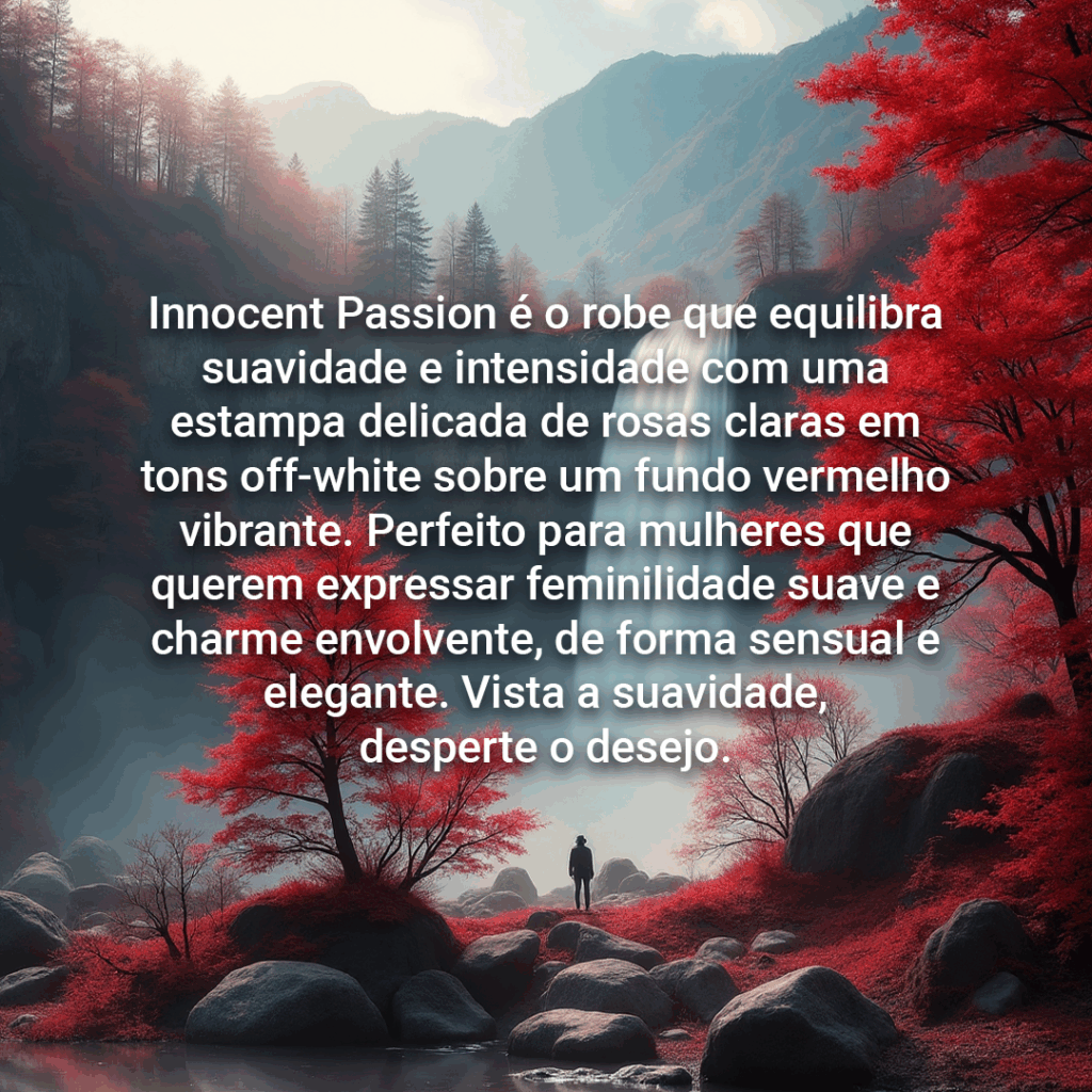 Le Robe Innocent Passion – Delicadeza Sedutora com Estilo Romântico