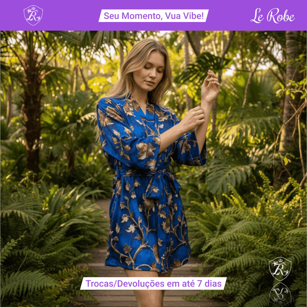 Le Robe Azulis Royale – Estampa Exclusiva e Estilo Moderno