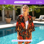 Le Robe Fleurs de Flamme – Estilo Ousado com Toque Floral Sofisticado