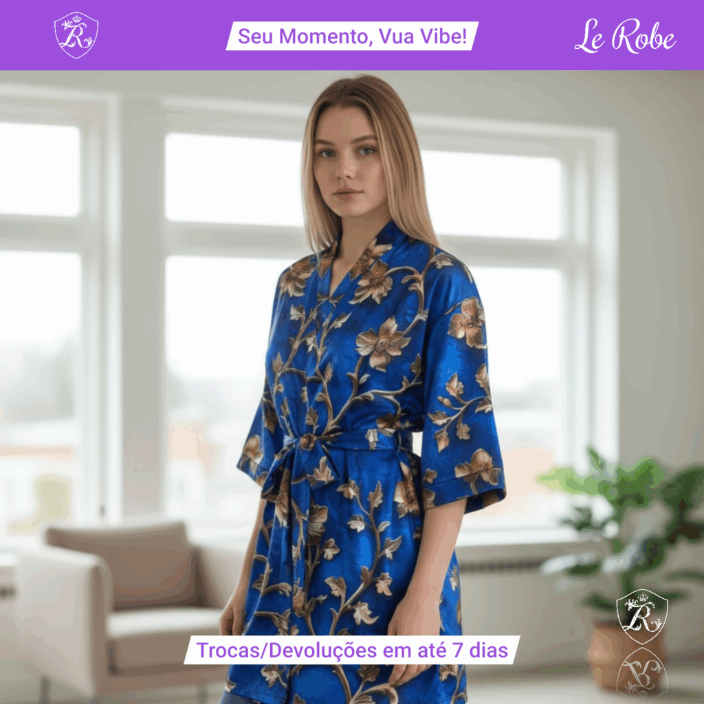 Le Robe Azulis Royale – Estampa Exclusiva e Estilo Moderno