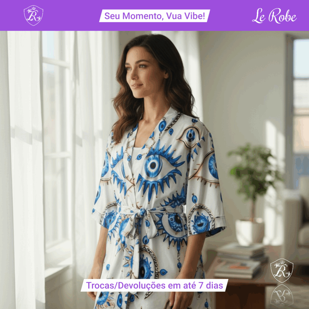 Le Robe Aura of Destiny – Estampa Suave para Relaxamento e Harmonia