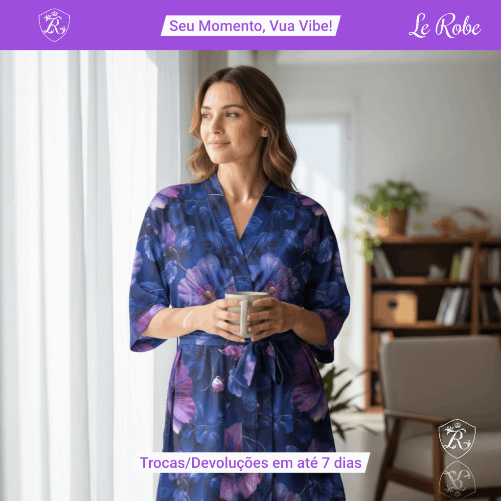 Le Robe Charme Florale – Leveza Feminina com Estampa Floral Tranquila